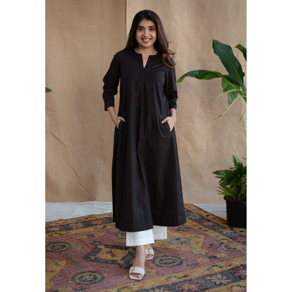The Indian Ethnic Co. White Poplin Cotton Pant