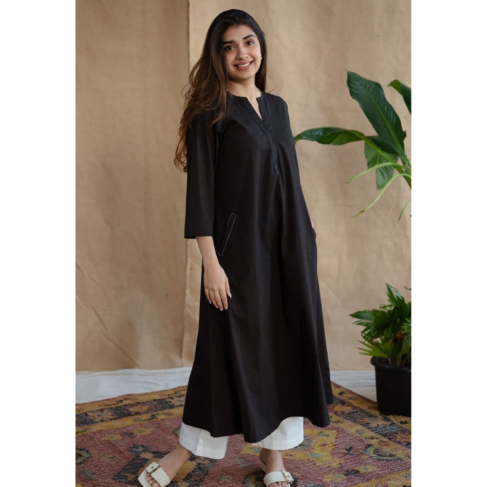 The Indian Ethnic Co. White Poplin Cotton Pant