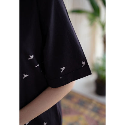 The Indian Ethnic Co. Moonlight Jaipur Ajrakh Cotton Dress