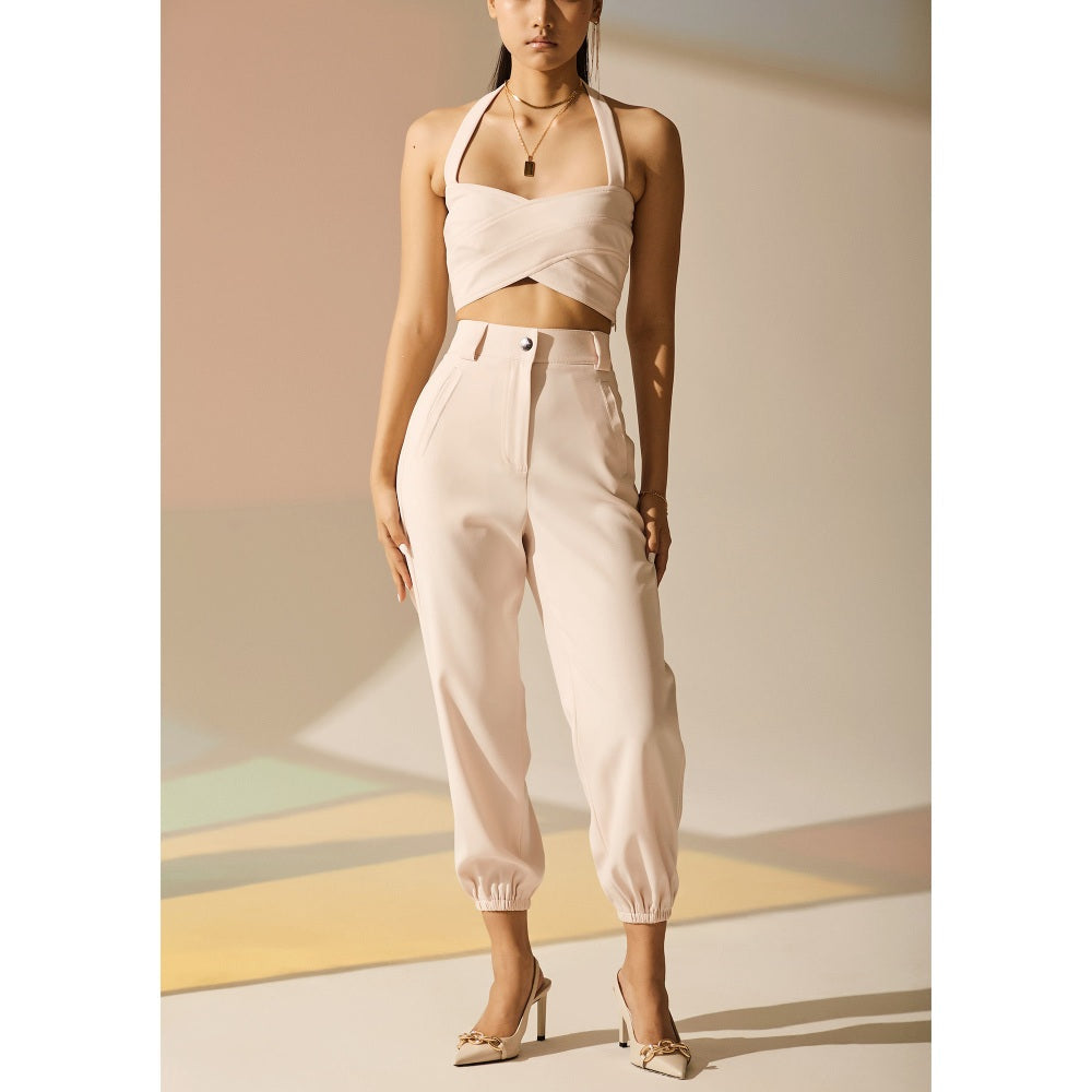 The Dapper Lady Pearl Joggers - Off White