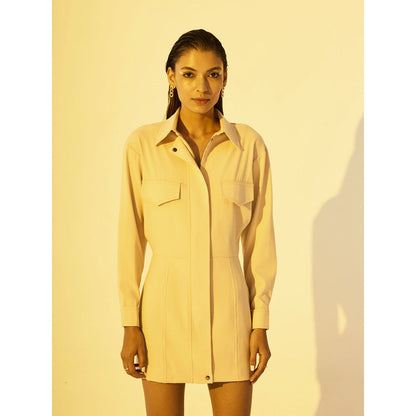 The Dapper Lady Sundown Shirt Dress - Yellow