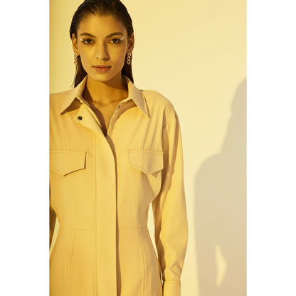 The Dapper Lady Sundown Shirt Dress - Yellow