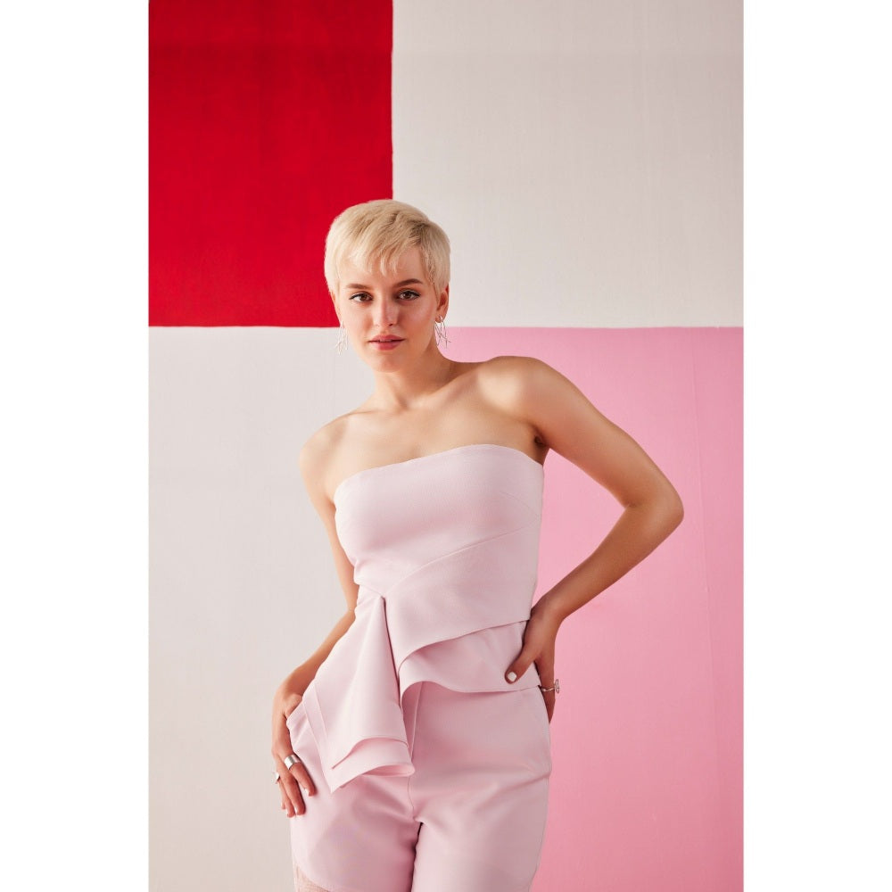 The Dapper Lady Oslo Pink Solid Top