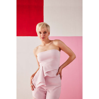 The Dapper Lady Oslo Pink Solid Top