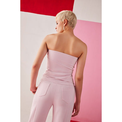 The Dapper Lady Oslo Pink Solid Top