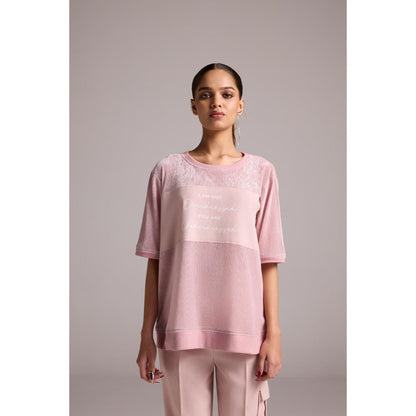 The Dapper Lady Pink Rosa Oversized T-Shirt