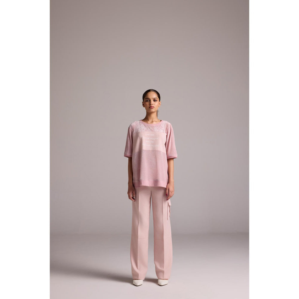 The Dapper Lady Pink Rosa Oversized T-Shirt