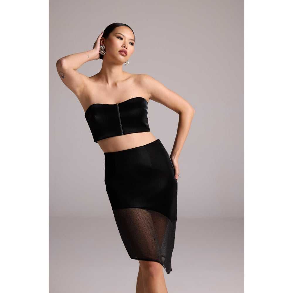 The Dapper Lady Black Sienna Bustier