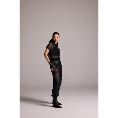 The Dapper Lady Black Sienna Joggers