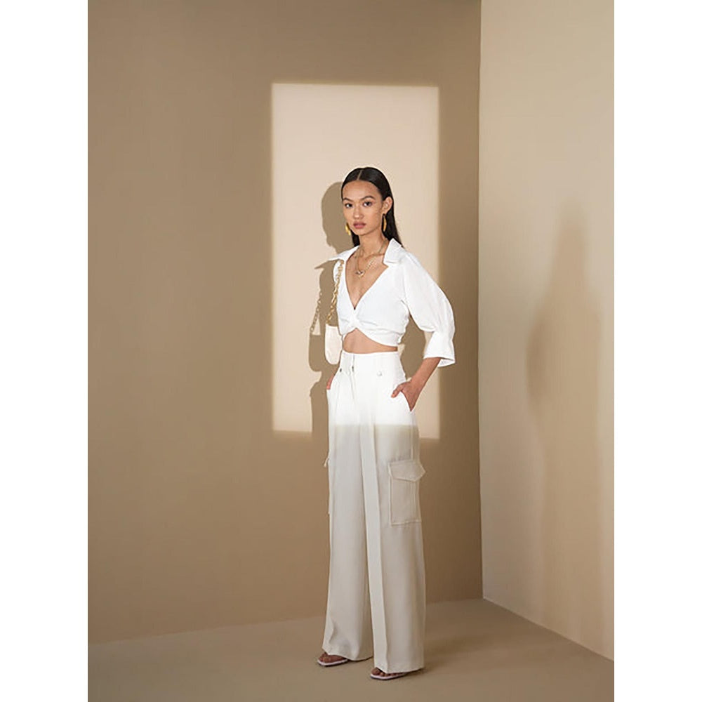 The Dapper Lady Ivory Wide Pant