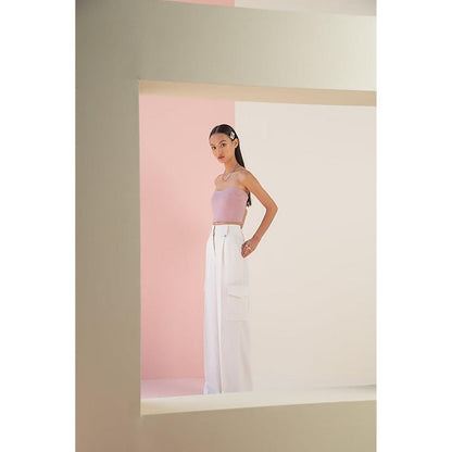 The Dapper Lady Ivory Wide Pant