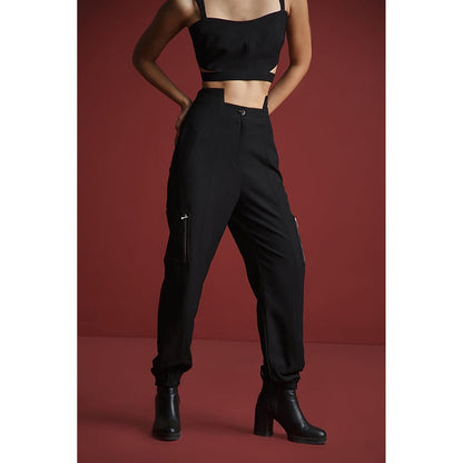 The Dapper Lady Midnight Detail Joggers