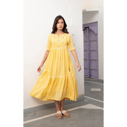 The Yellow Bow Sunbeam Dress (Set of 2)