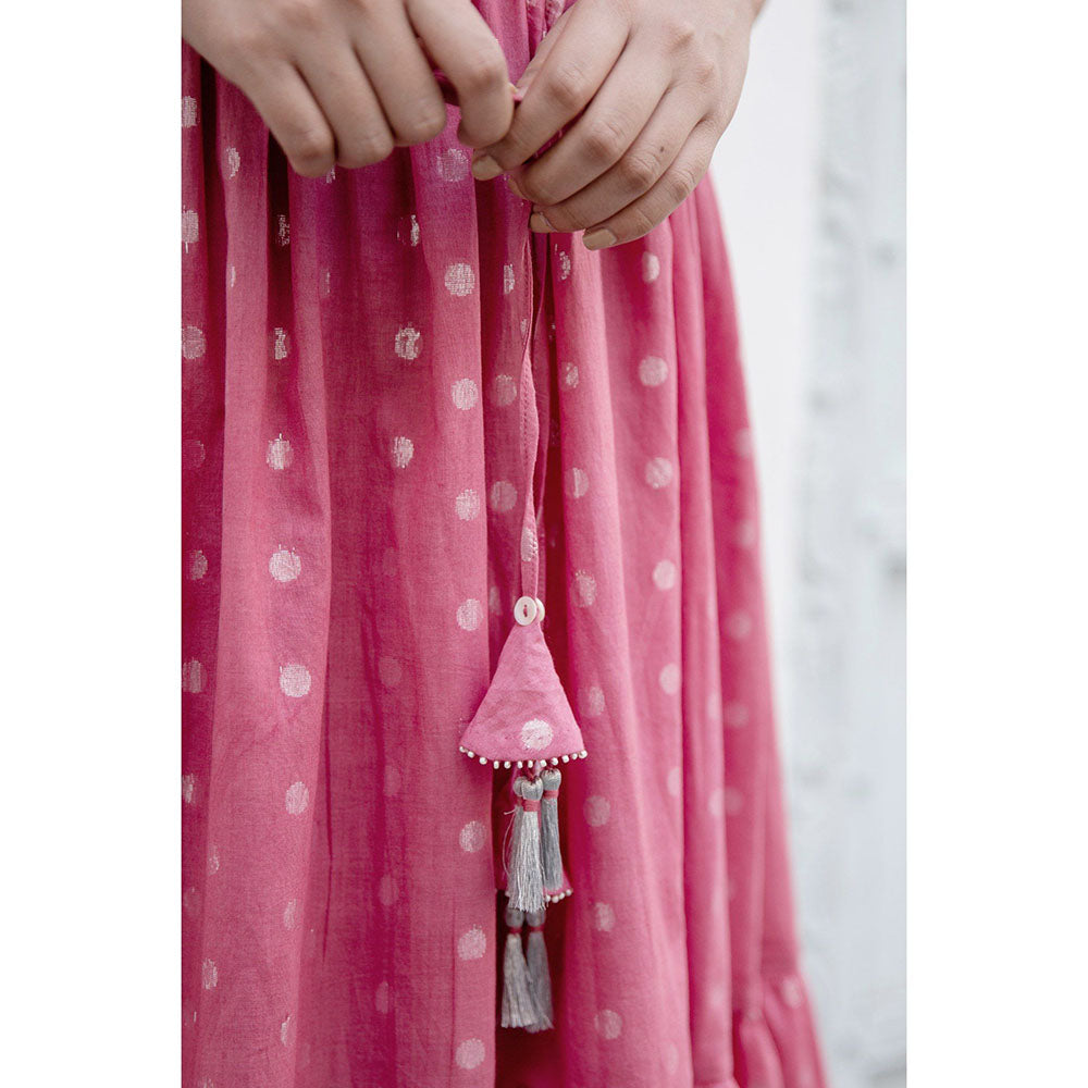 The Yellow Bow Berry Shimmer Dress (Set of 2)