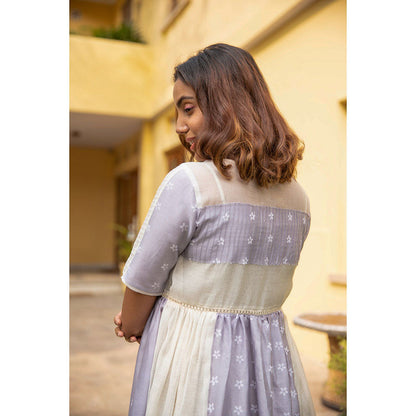 The Yellow Bow Lilac Mogra Jacket Dress (Set of 2)