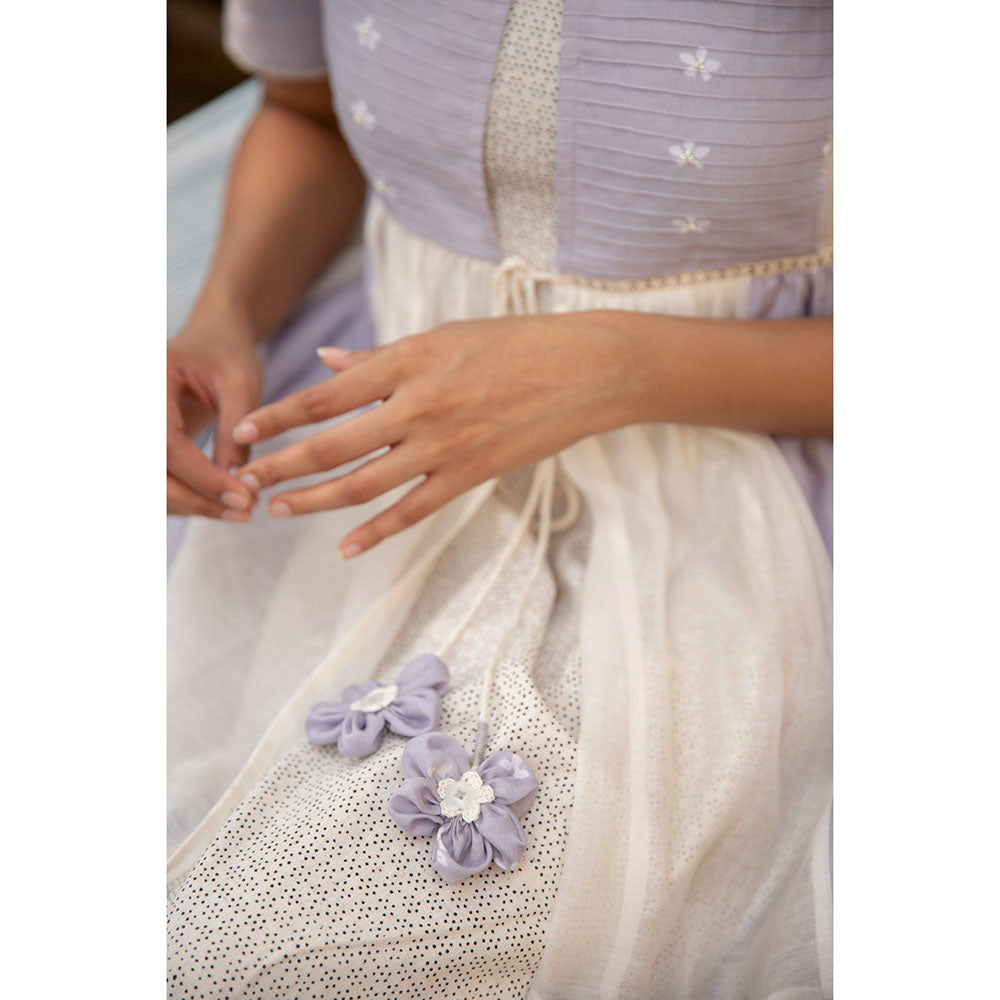 The Yellow Bow Lilac Mogra Jacket Dress (Set of 2)