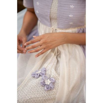 The Yellow Bow Lilac Mogra Jacket Dress (Set of 2)