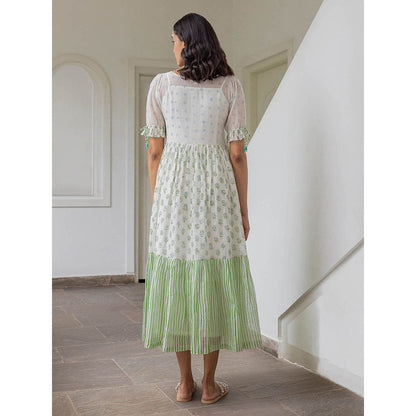 The Yellow Bow Fleur Midi Dress (Set of 2)