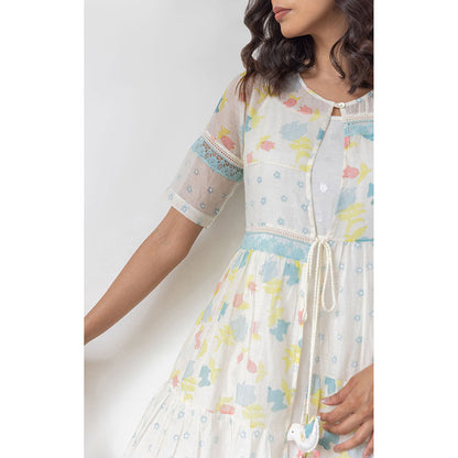 The Yellow Bow Blossom Jacket Dress (Set of 2)