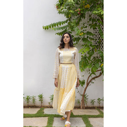 The Yellow Bow Tulip Co-Ord (Set of 2)