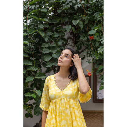 The Yellow Bow Flora Co-Ord (Set of 2)