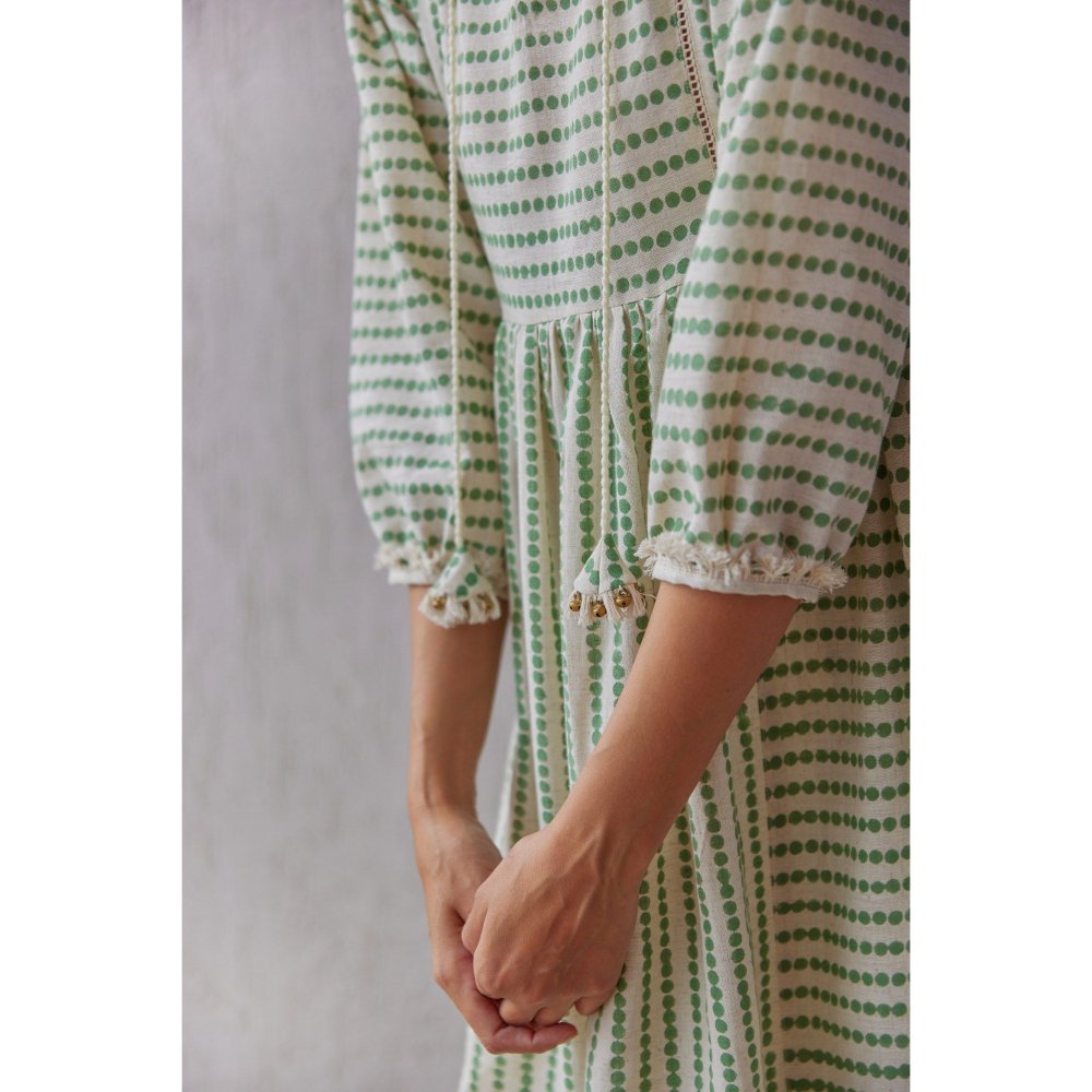 The Yellow Bow Moss Green Co-Ord (Set of 2)