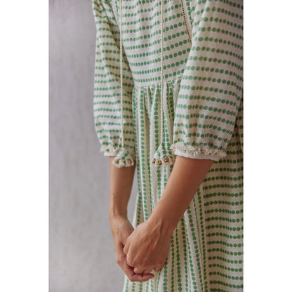 The Yellow Bow Moss Green Co-Ord (Set of 2)