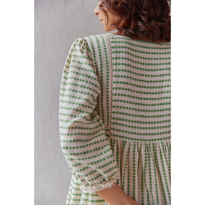 The Yellow Bow Moss Green Co-Ord (Set of 2)