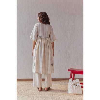 The Yellow Bow Avian Off White Co-Ord (Set of 2)