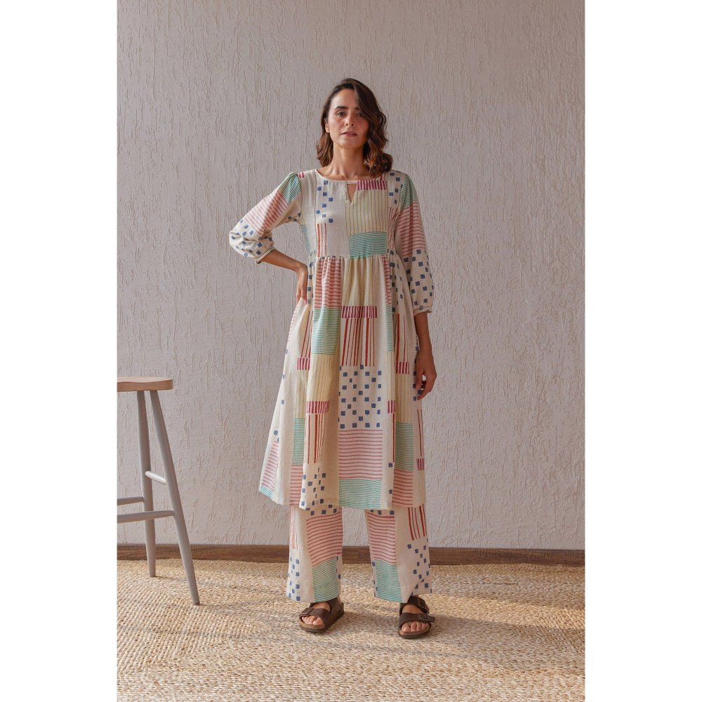 The Yellow Bow Potpourri Multi-Color Co-Ord (Set of 2)