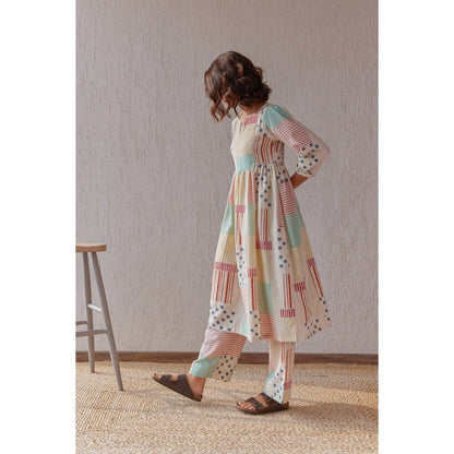 The Yellow Bow Potpourri Multi-Color Co-Ord (Set of 2)