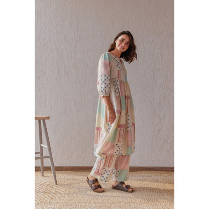 The Yellow Bow Potpourri Multi-Color Co-Ord (Set of 2)