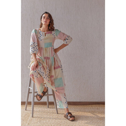 The Yellow Bow Potpourri Multi-Color Co-Ord (Set of 2)