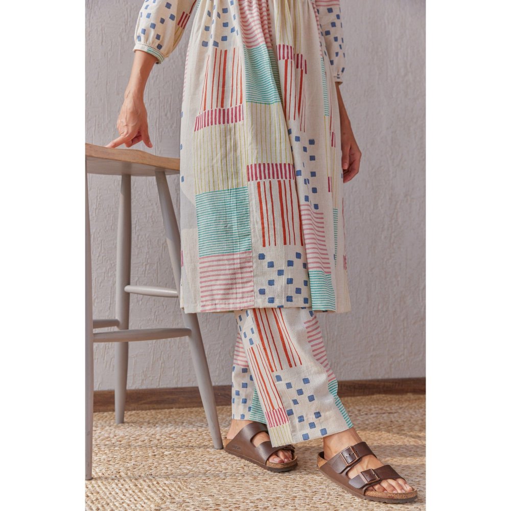 The Yellow Bow Potpourri Multi-Color Co-Ord (Set of 2)