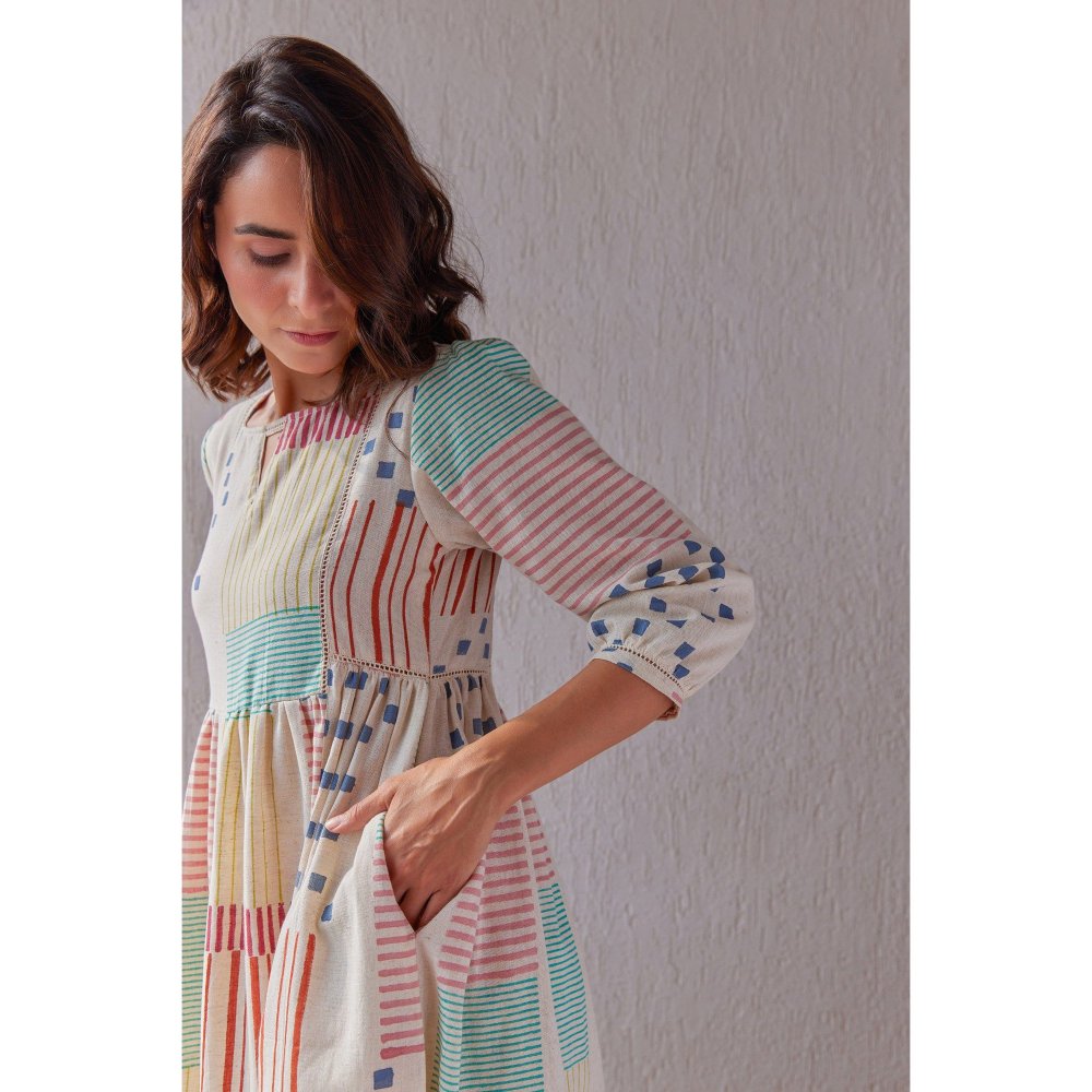 The Yellow Bow Potpourri Multi-Color Co-Ord (Set of 2)