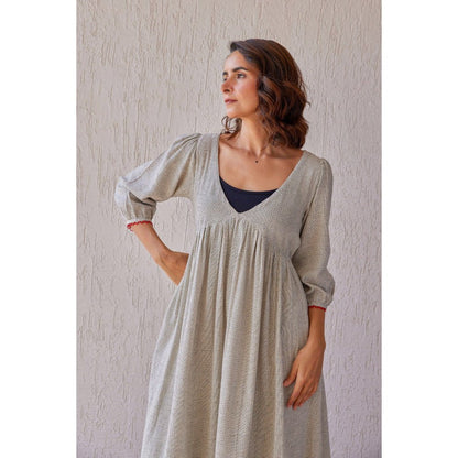 The Yellow Bow Ebony Grey Co-Ord (Set of 3)