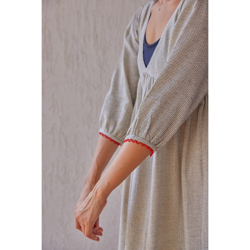 The Yellow Bow Ebony Grey Co-Ord (Set of 3)