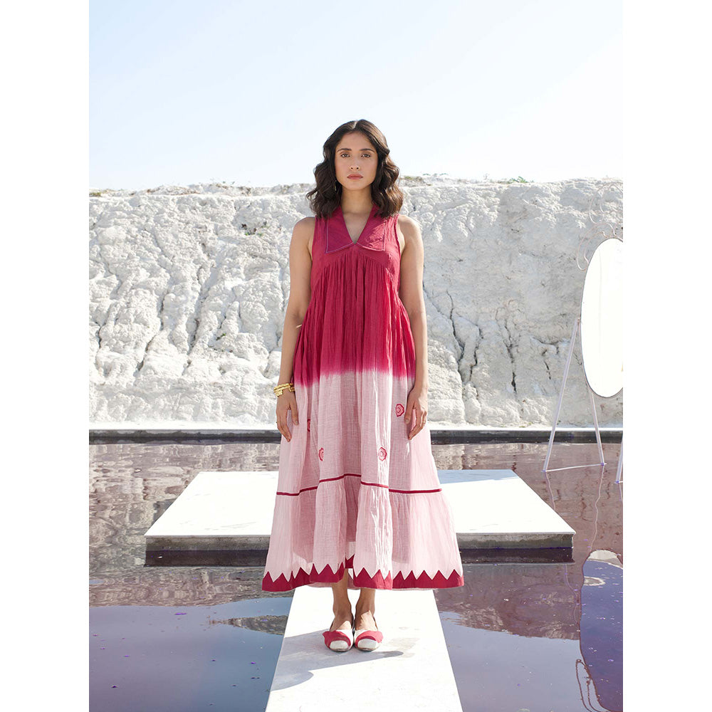 The Loom Art Rouge Blush Pink Dress with Slip (Set of 2)