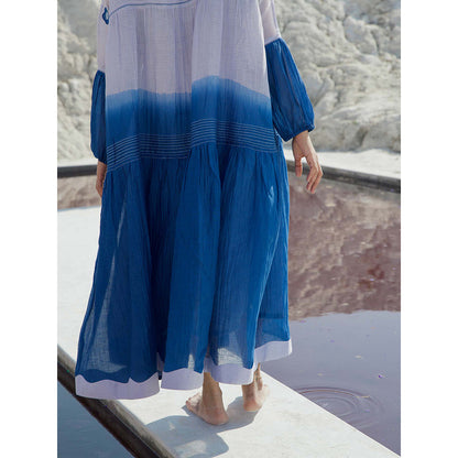 The Loom Art Ocean Sky Blue Dress with Slip (Set of 2)