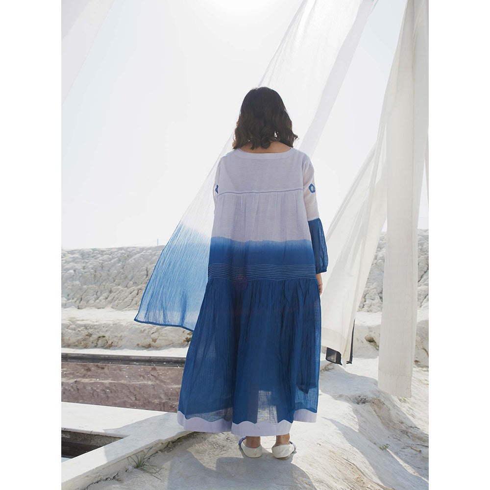 The Loom Art Ocean Sky Blue Dress with Slip (Set of 2)