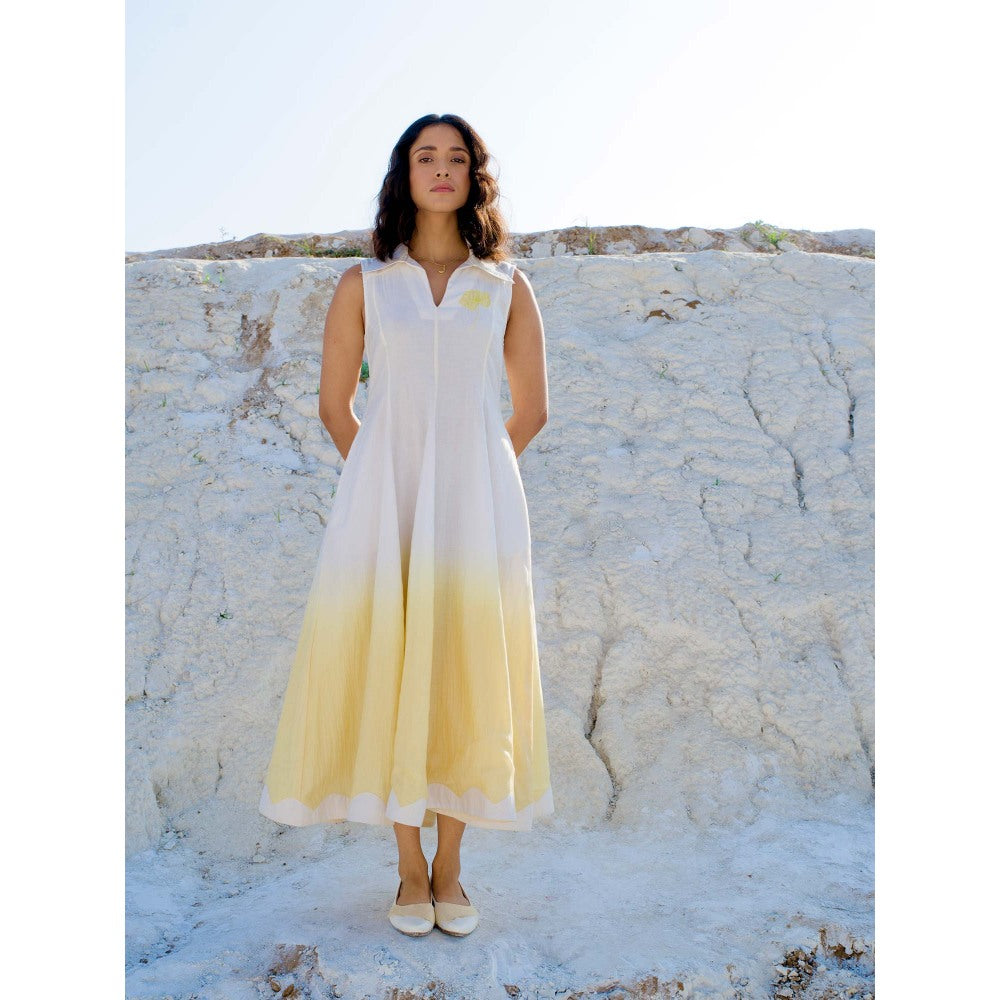 The Loom Art Golden Hour Dress - Yellow