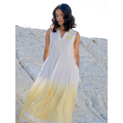 The Loom Art Golden Hour Dress - Yellow