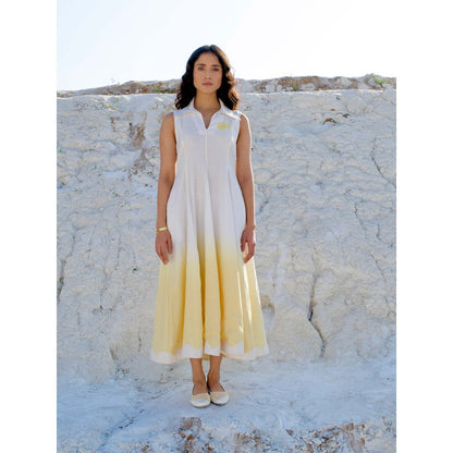 The Loom Art Golden Hour Dress - Yellow