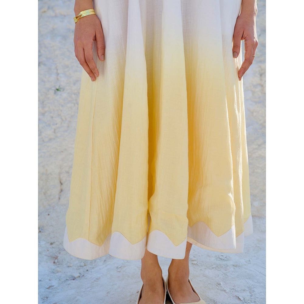 The Loom Art Golden Hour Dress - Yellow