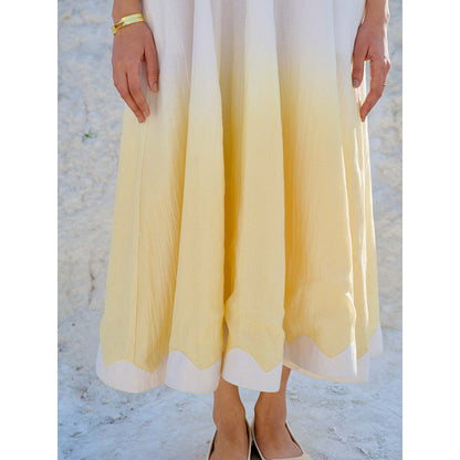 The Loom Art Golden Hour Dress - Yellow