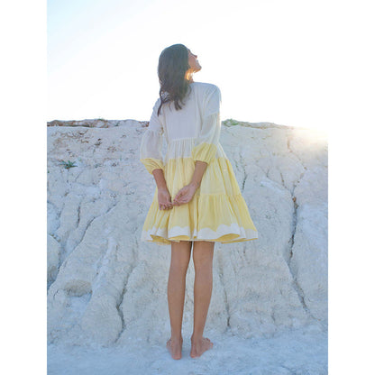 The Loom Art Dreamy Caramel Dress - Yellow