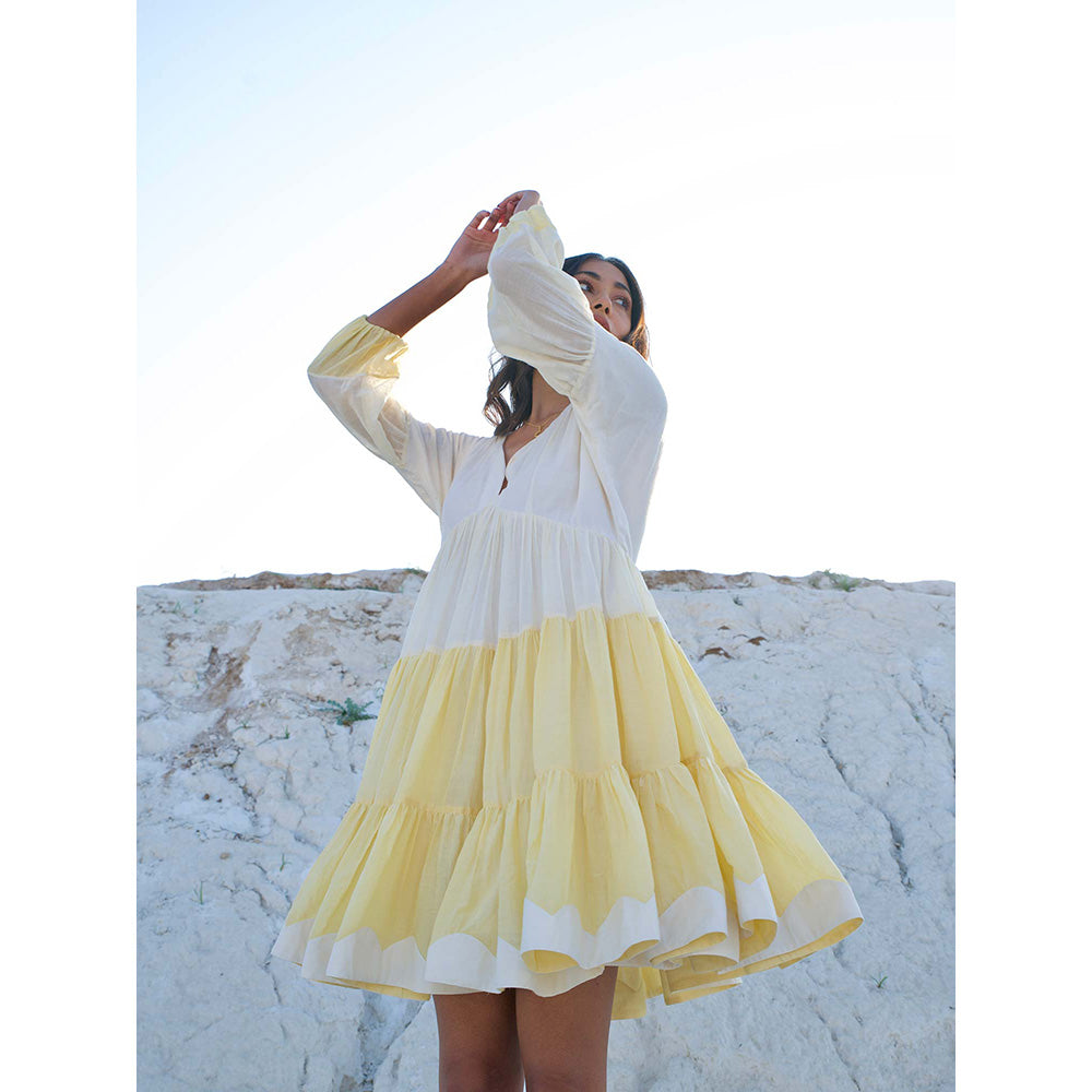 The Loom Art Dreamy Caramel Dress - Yellow