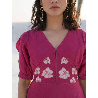 The Loom Art Raspberry Dress - Pink
