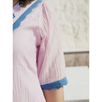 The Loom Art Cobalt Lavender Dress