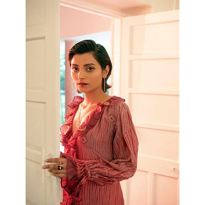 The Loom Art Hibiscus Love Maxi Dress